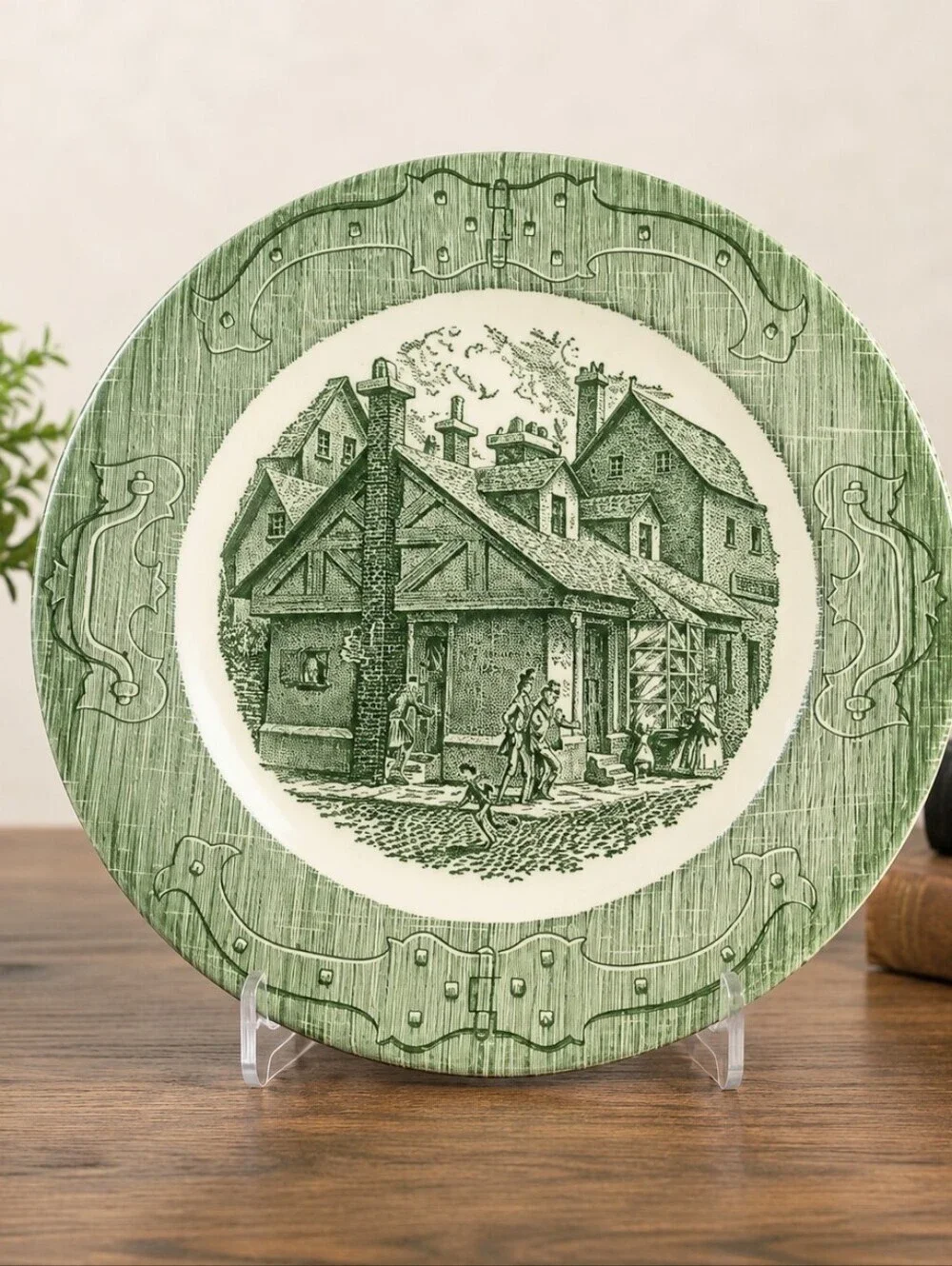 Vintage Frontier Series SSJ1 Decorative Plate The Old Curiosity Shop